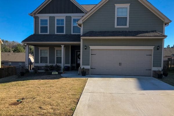 A Gwinnett Lawns Lawn Care client's home in Lawrenceville, GA.